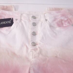 Blank NYC Noir Tie Dye Skinny Jeans Sz 28 NWT 298 PINK
